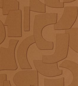 Volume Wallpaper by Caselio Terre Cuite Volume Wallpaper by Caselio Terre Cuite