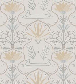 Voysey Wallpaper by Tres Tintas Purple Voysey Wallpaper by Tres Tintas Purple