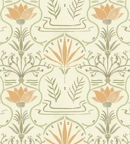 Voysey Wallpaper by Tres Tintas Green