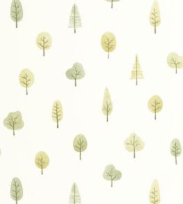 Walk In The Park Wallpaper by Casadeco Vert Feuille