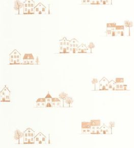 Walk In The Village Wallpaper by Casadeco Brique Walk In The Village Wallpaper by Casadeco Brique