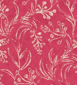 Wallflower Wallpaper by MINDTHEGAP Raspberry Wallflower Wallpaper by MINDTHEGAP Raspberry