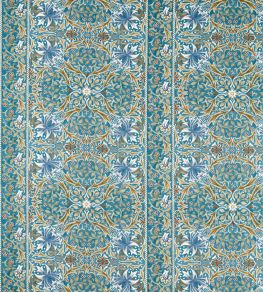 Walthamstow Fabric by Morris & Co Teal/Ochre