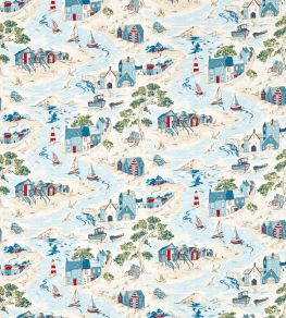 Waterfront Fabric by Studio G Marine Waterfront Fabric by Studio G Marine