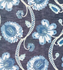 Wave Hill Fabric by Travers Indigo
