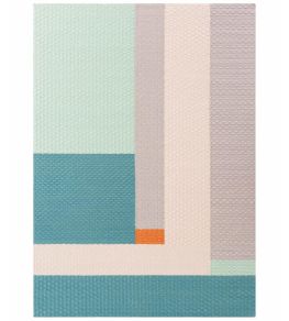 Weave Meeting Point Rug by GAN Blue Weave Meeting Point Rug by GAN Blue