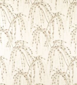 Weeping Blossom Fabric by Thibaut White Weeping Blossom Fabric by Thibaut White