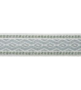 Westport Diamond Border Trimming by Samuel & Sons Beach Glass