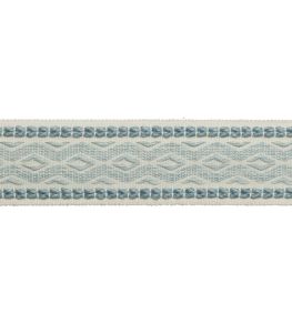 Westport Diamond Border Trimming by Samuel & Sons Bluestone Westport Diamond Border Trimming by Samuel & Sons Bluestone