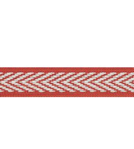Westport Tape Trimming by Thibaut Cranberry Westport Tape Trimming by Thibaut Cranberry