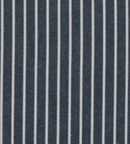 Weymouth Stripe Fabric by Ian Mankin Dark Navy/Grey Weymouth Stripe Fabric by Ian Mankin Dark Navy/Grey