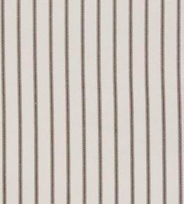 Weymouth Stripe Fabric by Ian Mankin Ecru/Taupe