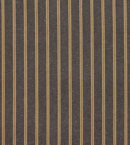 Weymouth Stripe Fabric by Ian Mankin Mocha/Mustard Weymouth Stripe Fabric by Ian Mankin Mocha/Mustard