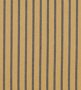 Weymouth Stripe Fabric by Ian Mankin Mustard/Dark Navy Weymouth Stripe Fabric by Ian Mankin Mustard/Dark Navy
