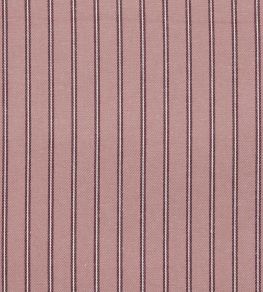 Weymouth Stripe Fabric by Ian Mankin Raspberry/Plum