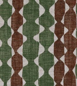 Whittle Fabric by Fermoie Green/Brown Whittle Fabric by Fermoie Green/Brown