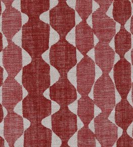Whittle Fabric by Fermoie Red Whittle Fabric by Fermoie Red