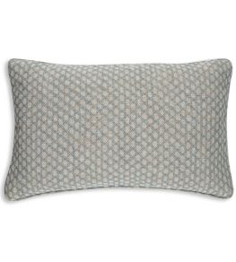 Wicker Cushion by Fermoie Light Blue Wicker Cushion by Fermoie Light Blue