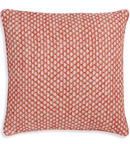 Wicker Cushion by Fermoie Red Wicker Cushion by Fermoie Red