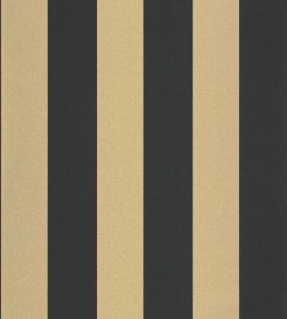 Wide Lines Wallpaper by Caselio Noir Doree Wide Lines Wallpaper by Caselio Noir Doree