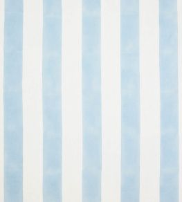 Wide Stripe Fabric by Molly Mahon Blue Wide Stripe Fabric by Molly Mahon Blue