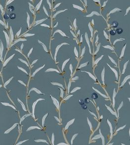 Wild Blackthorn Wallpaper by Coordonne Sapphire Wild Blackthorn Wallpaper by Coordonne Sapphire