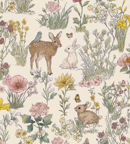 Wild Flower Garden Wallpaper by Eijffinger Neutral Wild Flower Garden Wallpaper by Eijffinger Neutral