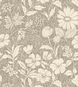 Wild Meadow Wallpaper by George & Minnie Walnut Wild Meadow Wallpaper by George & Minnie Walnut