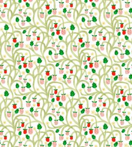 Wild Strawberries Wallpaper by DADO 01 With Cream
