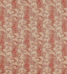Wild Tulip & Vine Fabric by Morris & Co Linen/Plum