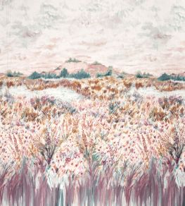 Wildbloom Fabric by Clarke & Clarke Mineral/Blush Wildbloom Fabric by Clarke & Clarke Mineral/Blush