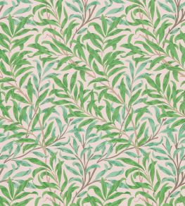 Willow Bough Wallpaper by Morris & Co Pink/Leaf Green Willow Bough Wallpaper by Morris & Co Pink/Leaf Green
