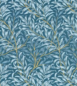 Willow Boughs Wallpaper by Clarke & Clarke Denim Willow Boughs Wallpaper by Clarke & Clarke Denim
