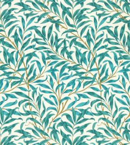 Willow Boughs Wallpaper by Clarke & Clarke Teal Willow Boughs Wallpaper by Clarke & Clarke Teal