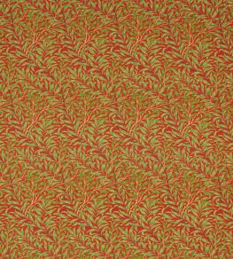 Willow Bough Fabric by Morris & Co Tomato/Olive Willow Bough Fabric by Morris & Co Tomato/Olive