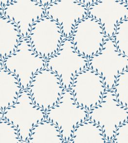 Wilma Wallpaper by Sandberg Blue Wilma Wallpaper by Sandberg Blue