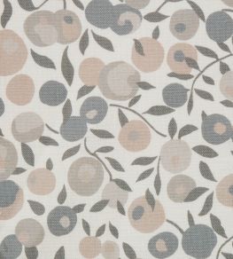 Wiltshire Blossom in Landsdowne Linen Fabric by Liberty Pewter Wiltshire Blossom in Landsdowne Linen Fabric by Liberty Pewter
