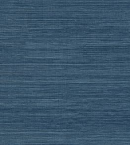 Windward Sisal Wallpaper by Thibaut Navy