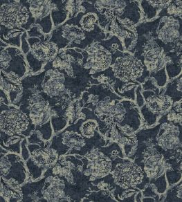 Woburn Fabric by Warwick Indigo Woburn Fabric by Warwick Indigo
