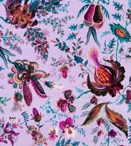 Wonderland Floral Velvet Fabric by Harlequin Amethyst/Lapis/Ruby Wonderland Floral Velvet Fabric by Harlequin Amethyst/Lapis/Ruby