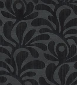 Woodblock Beetle Fern Wallpaper by Moooi Ebony Woodblock Beetle Fern Wallpaper by Moooi Ebony