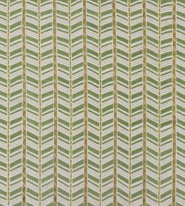 Woodbridge Stripe Fabric by Nina Campbell Emerald Green Woodbridge Stripe Fabric by Nina Campbell Emerald Green