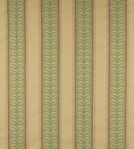 Woodcote Stripe Fabric by Colefax and Fowler Pink/Green Woodcote Stripe Fabric by Colefax and Fowler Pink/Green