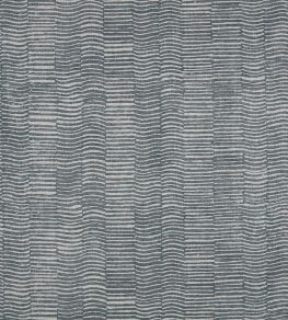 Woodcut Fabric by Mark Alexander Atlantic Woodcut Fabric by Mark Alexander Atlantic