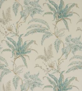 Woodfern Wallpaper by Colefax and Fowler Aqua Woodfern Wallpaper by Colefax and Fowler Aqua