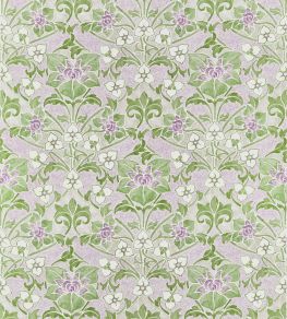 Woodford Fabric by Thibaut Lilac and Green Woodford Fabric by Thibaut Lilac and Green