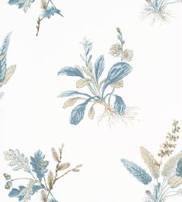Woodland Wallpaper by Anna French Soft Blue Beige Woodland Wallpaper by Anna French Soft Blue Beige
