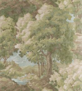 Woodland Clearing Wallpaper by Thibaut Green Woodland Clearing Wallpaper by Thibaut Green
