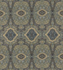 Woodland Paisley Fabric by Mulberry Home Indigo