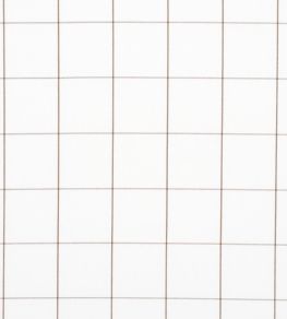 Woodman Check Fabric by Schumacher Berber Brown